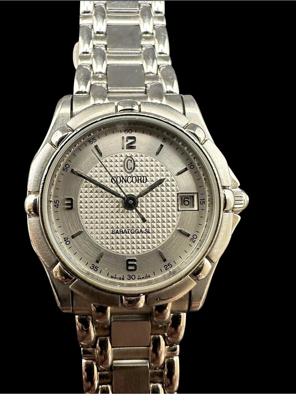 Concord Saratoga SL Silver Watch